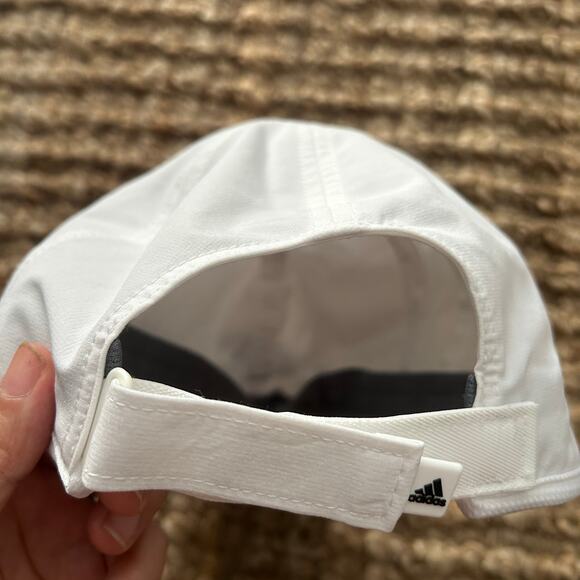 Adidas AEROREADY Performance Cap – White – Adjustable – Unisex - Picture 6 of 8